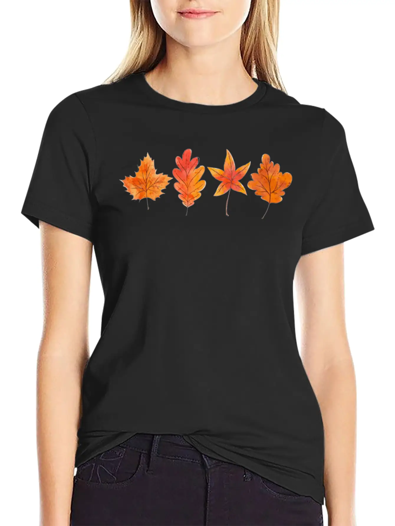 Autumn Fall Basic Graphic T-Shirt – Daily Comfort In Soft Cotton