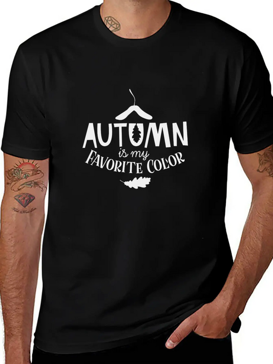 Autumn Is My Favorite Color Comfortable Minimalist Graphic Tee – Summer Style Essential