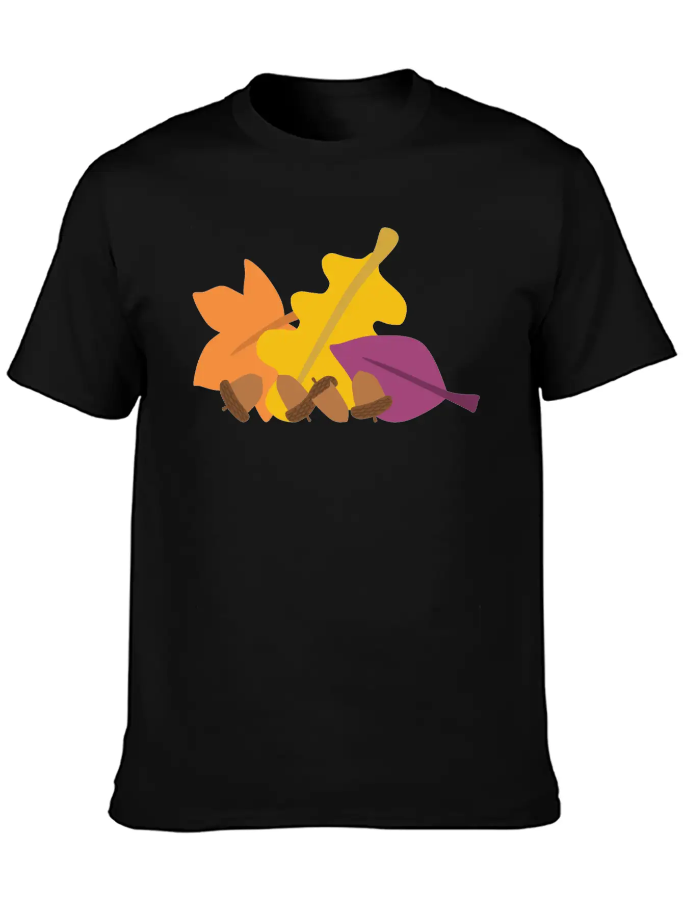 Autumn Leaves Relaxed Everyday Tee – Lightweight And Durable Cotton