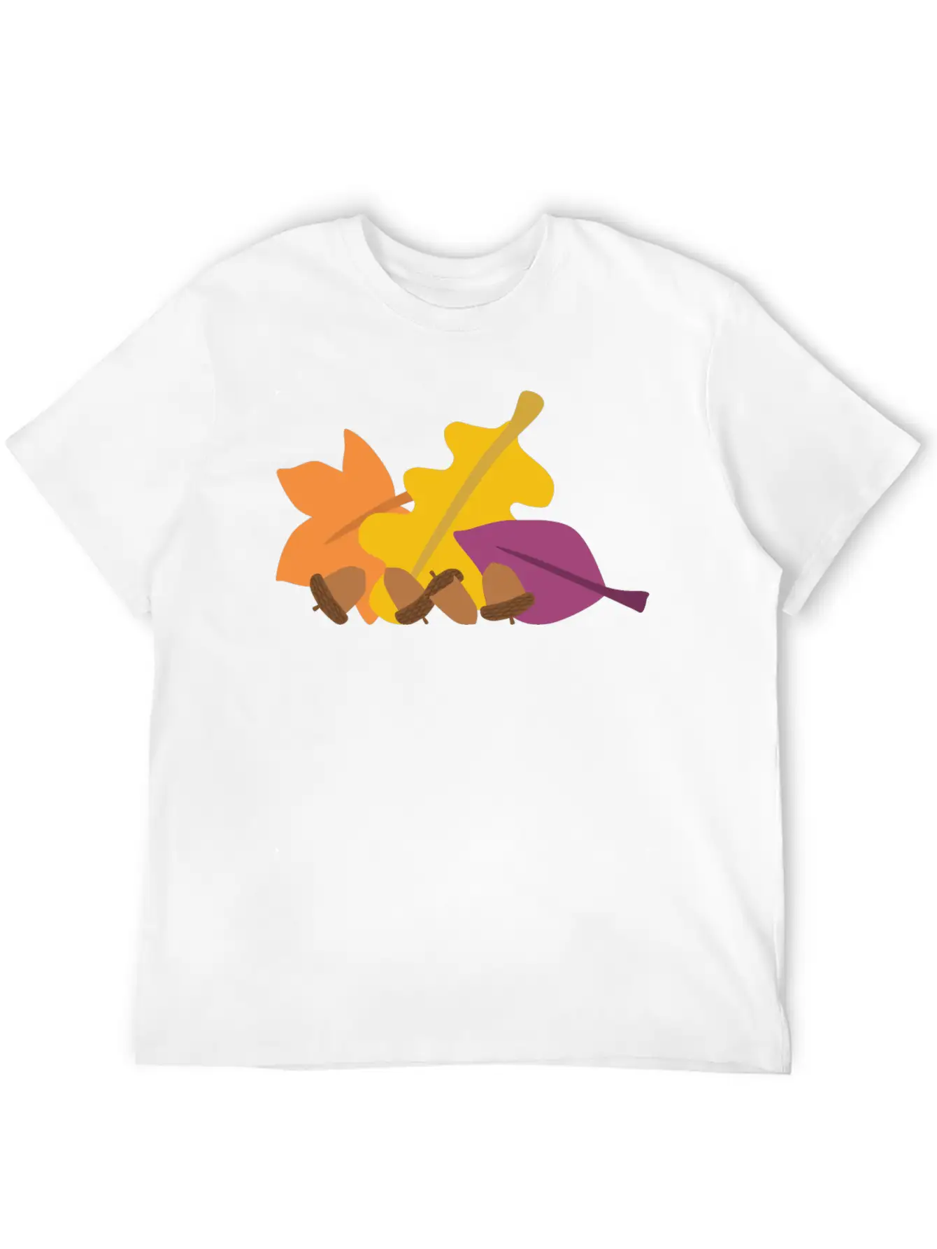 Autumn Leaves Relaxed Everyday Tee – Lightweight And Durable Cotton