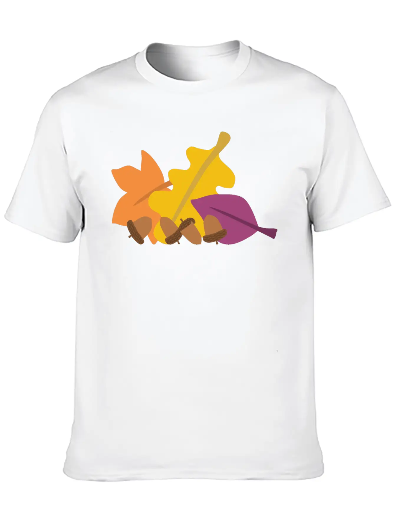 Autumn Leaves Relaxed Everyday Tee – Lightweight And Durable Cotton