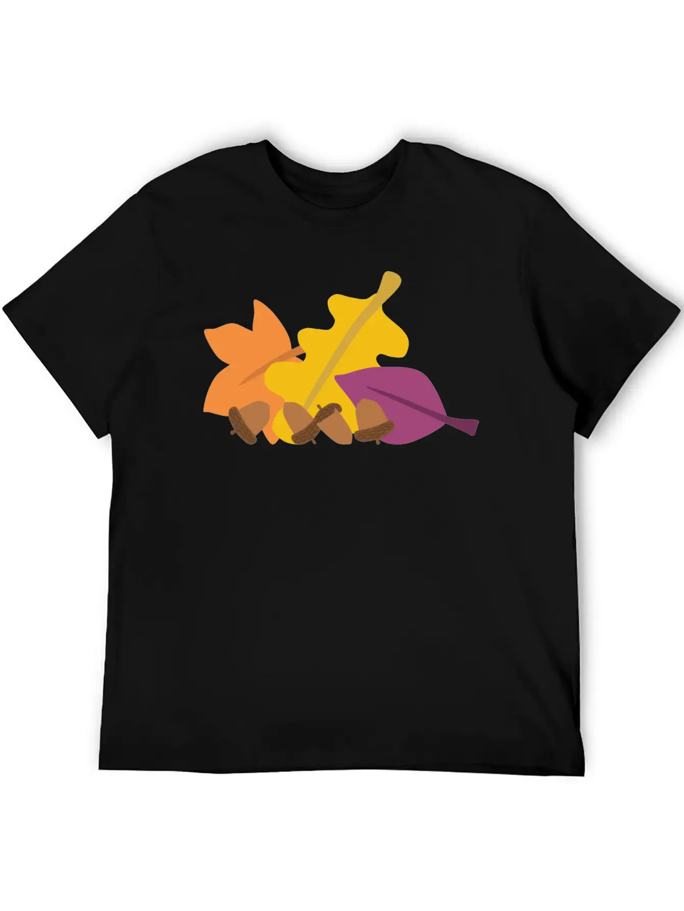 Autumn Leaves Relaxed Everyday Tee – Lightweight And Durable Cotton