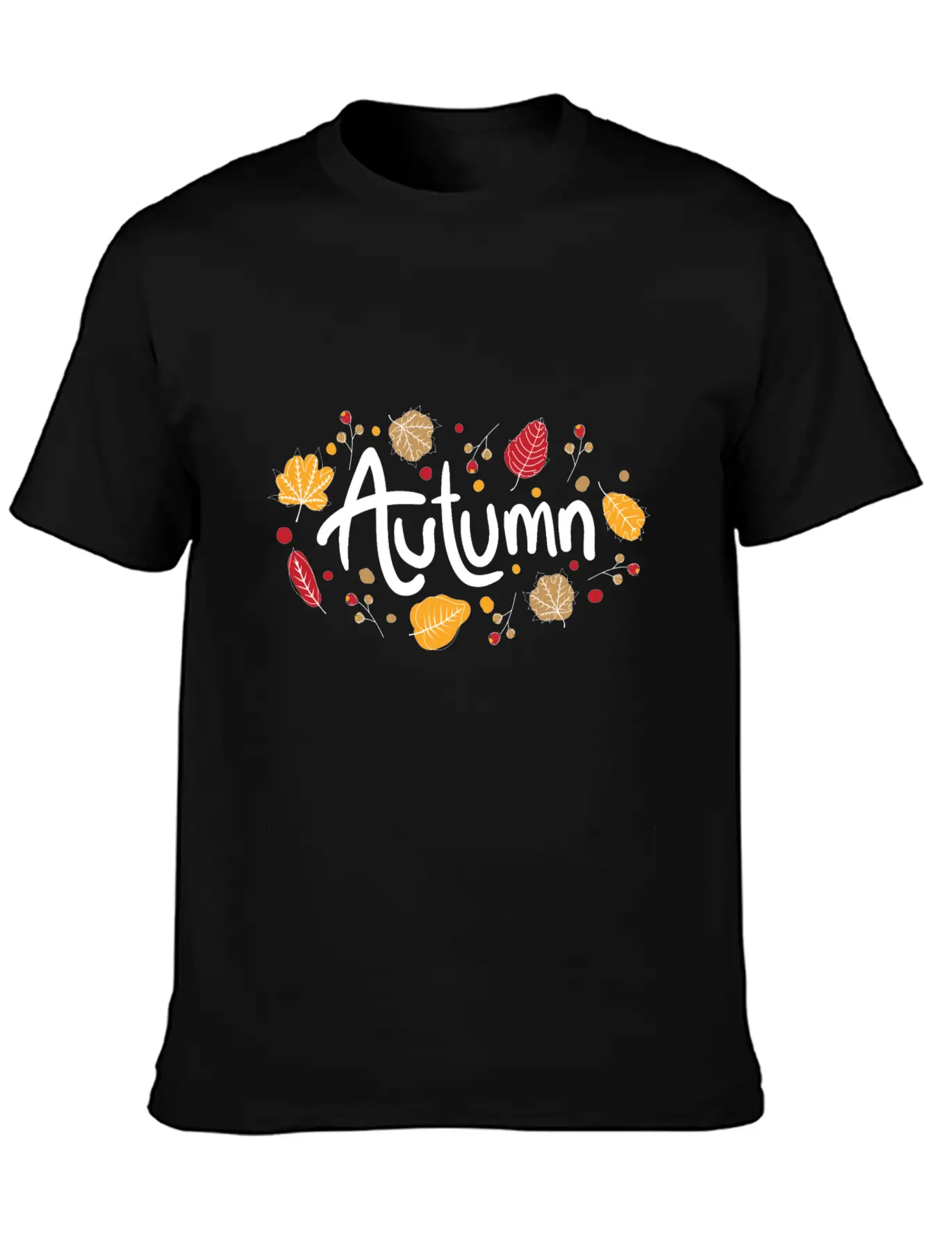Autumn (white) Relaxed Everyday Tee – Lightweight And Durable Cotton