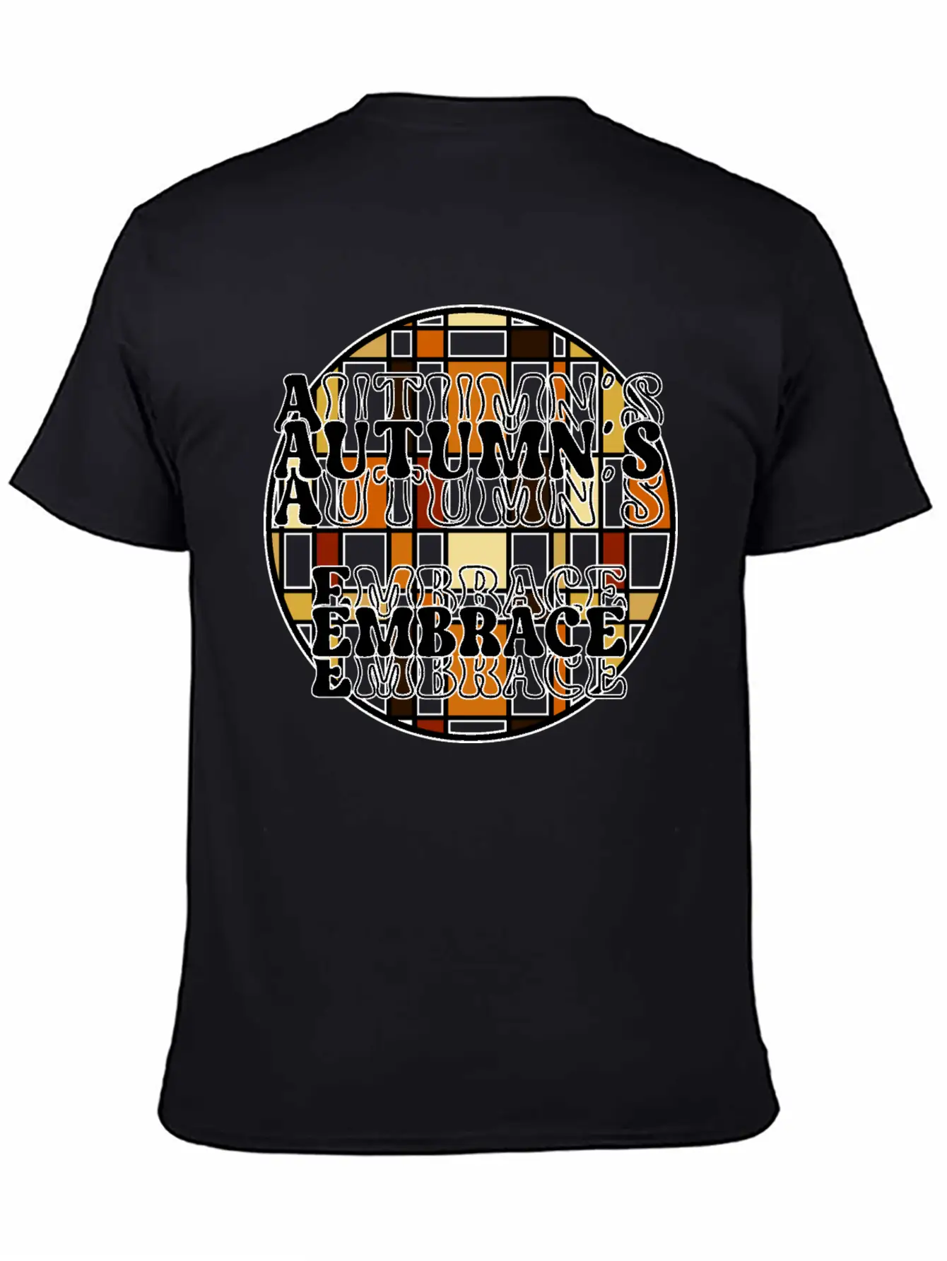 Autumn's Embrace Basic Graphic T-Shirt – Daily Comfort In Soft Cotton