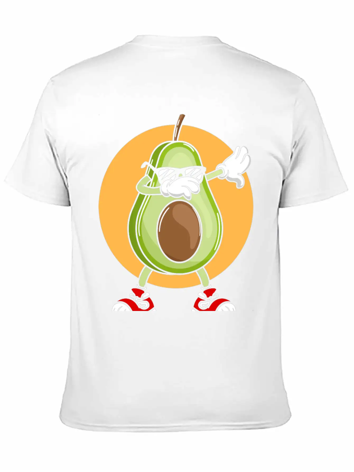 Avocado Punk Dabbing Cool With Sunglasses Fruit Modern Fit Casual T-Shirt – Clean And Versatile Design