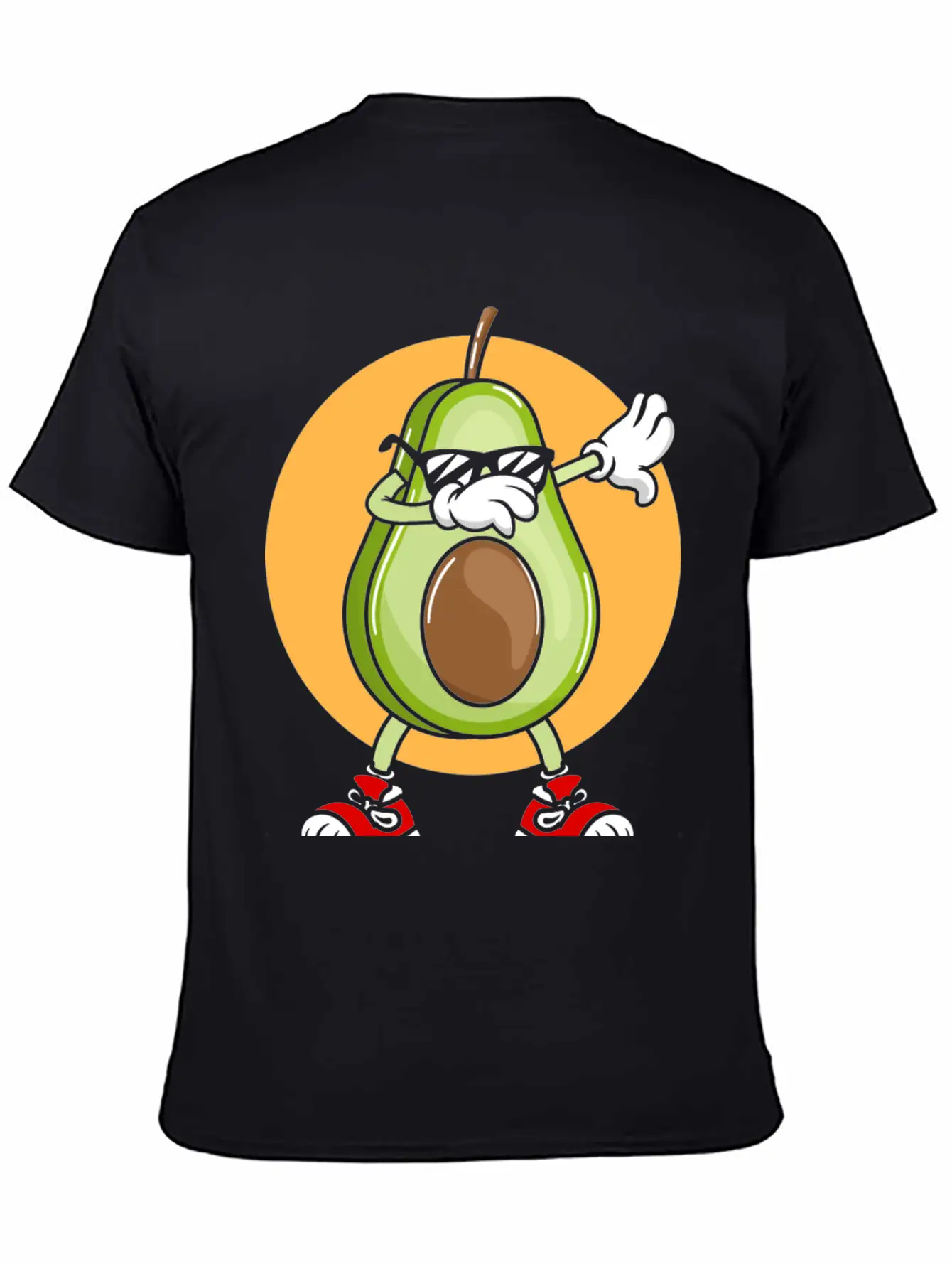 Avocado Punk Dabbing Cool With Sunglasses Fruit Modern Fit Casual T-Shirt – Clean And Versatile Design