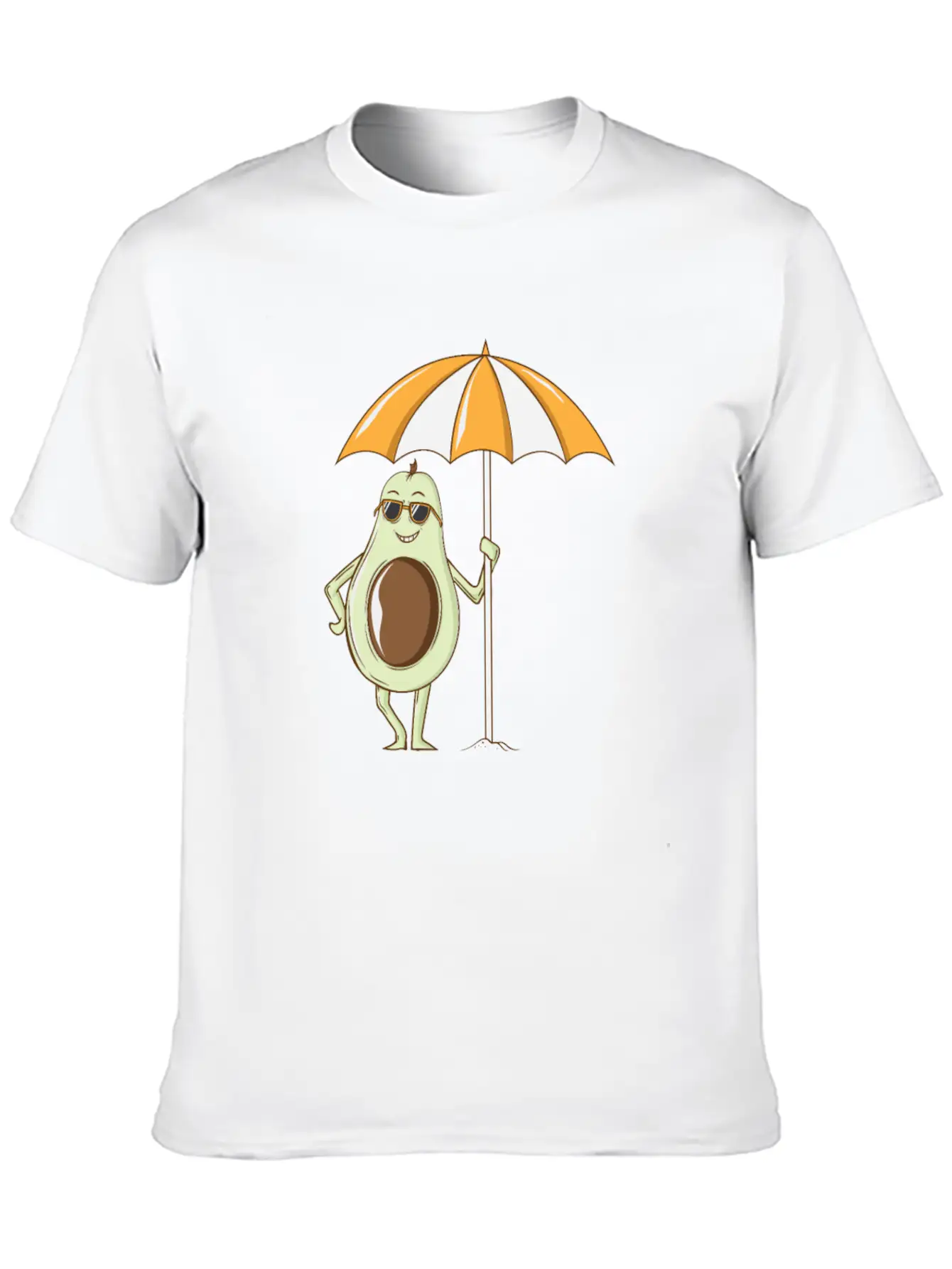 Avocado Under A Sunshade Unisex Casual T-Shirt – Clean Design For Daily Comfort