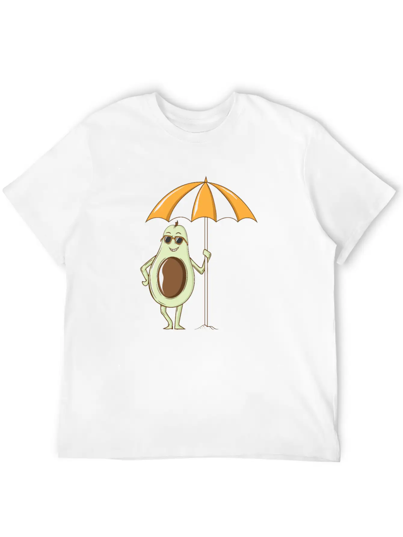 Avocado Under A Sunshade Unisex Casual T-Shirt – Clean Design For Daily Comfort