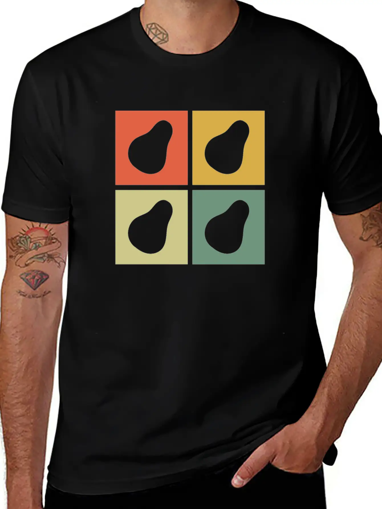 Avocado Vegan Lover Retro Veggie Diet Gift Idea Unisex Casual T-Shirt – Clean Design For Daily Comfort