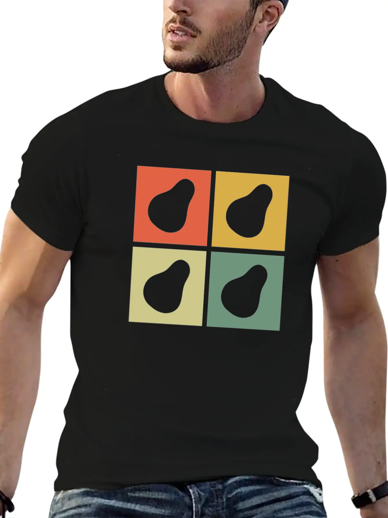 Avocado Vegan Lover Retro Veggie Diet Gift Idea Unisex Casual T-Shirt – Clean Design For Daily Comfort