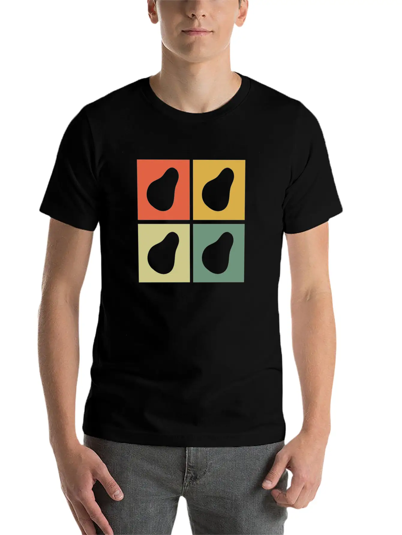 Avocado Vegan Lover Retro Veggie Diet Gift Idea Unisex Casual T-Shirt – Clean Design For Daily Comfort