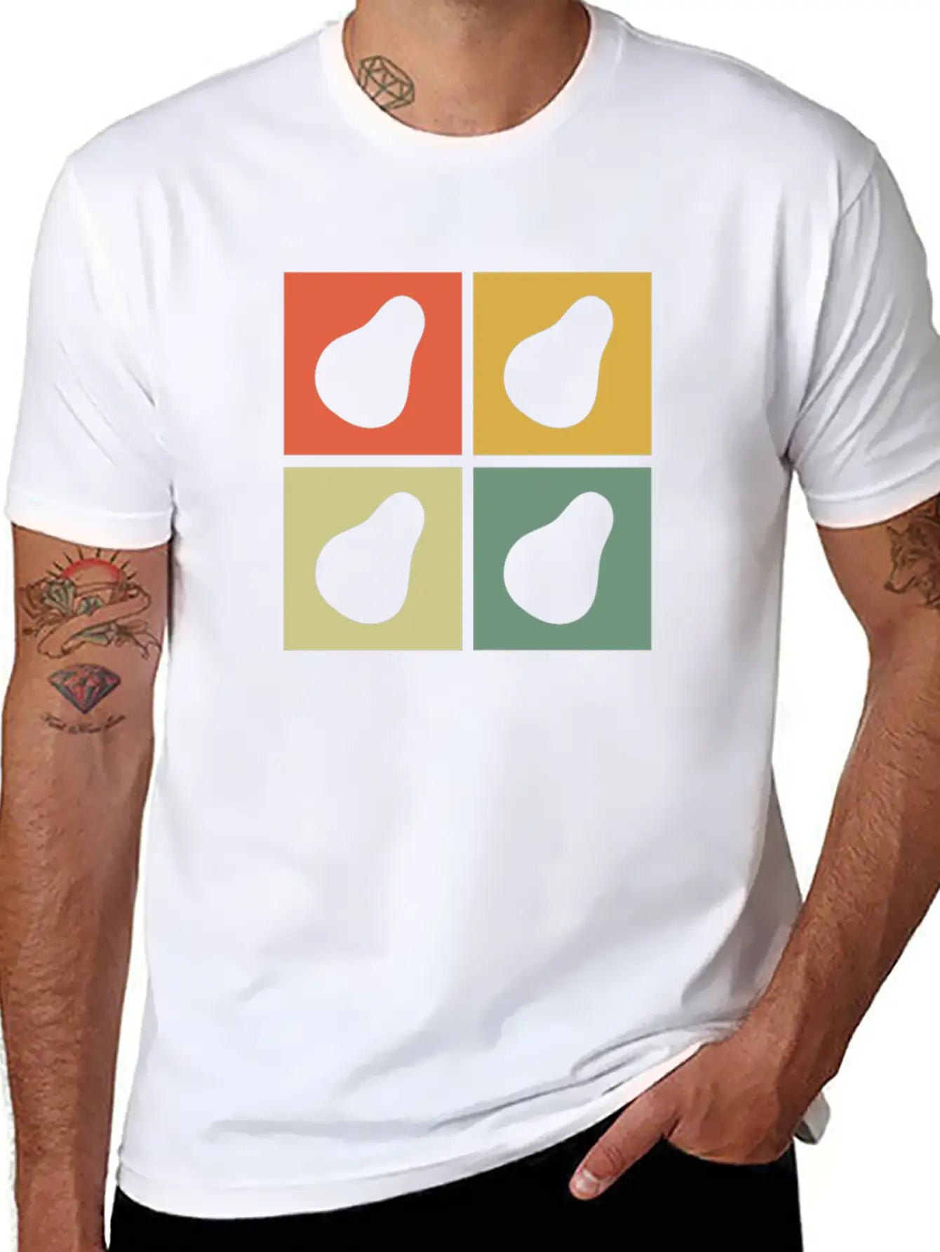 Avocado Vegan Lover Retro Veggie Diet Gift Idea Unisex Casual T-Shirt – Clean Design For Daily Comfort