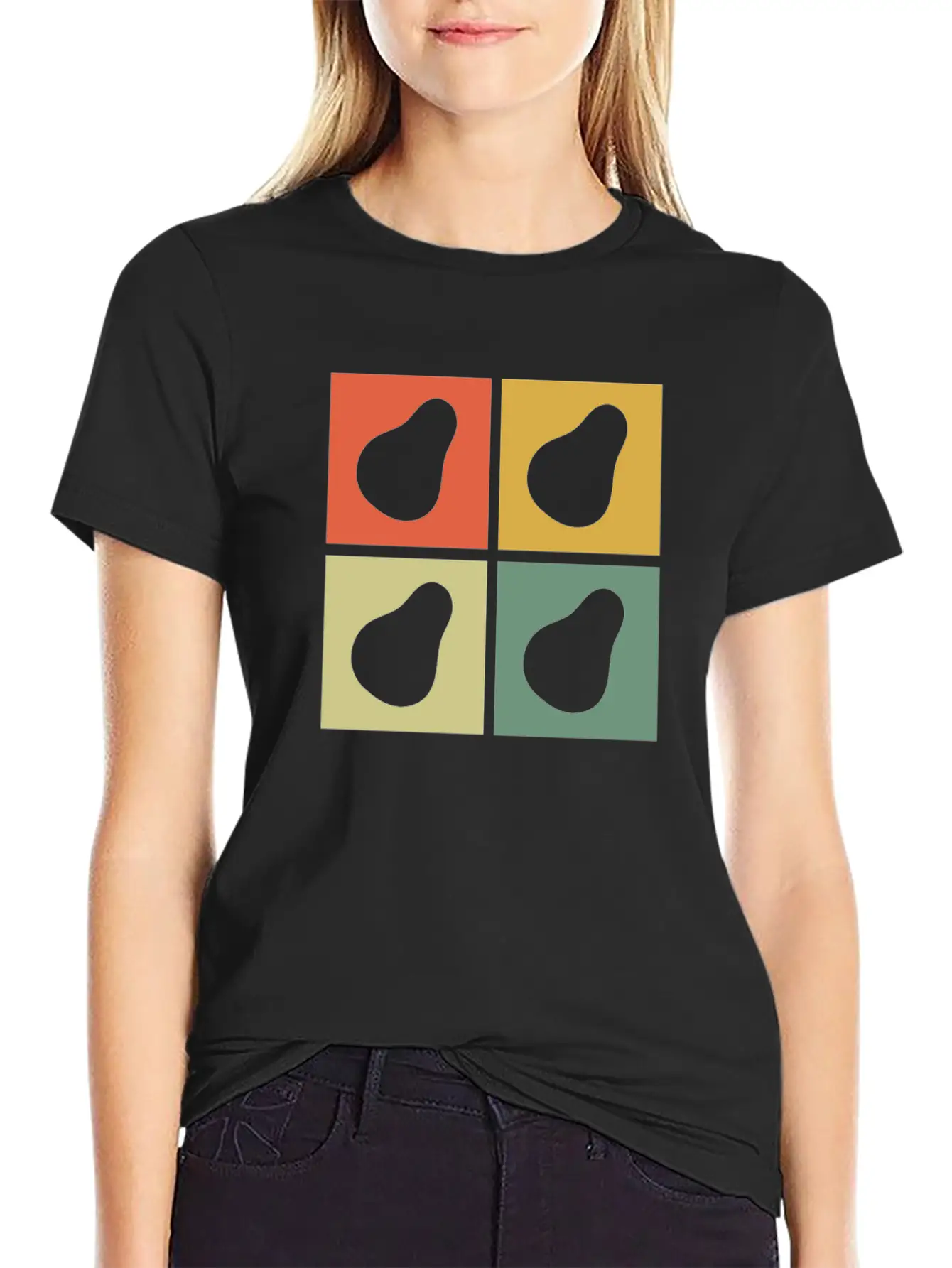 Avocado Vegan Lover Retro Veggie Diet Gift Idea Unisex Casual T-Shirt – Clean Design For Daily Comfort