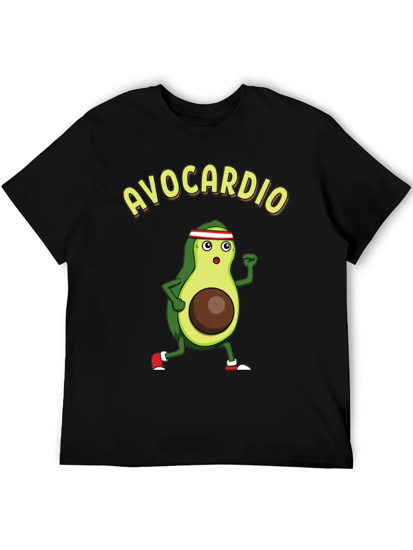 Avocardio Running Avocado Athlete Fitness Modern Fit Casual T-Shirt ��� Clean And Versatile Design