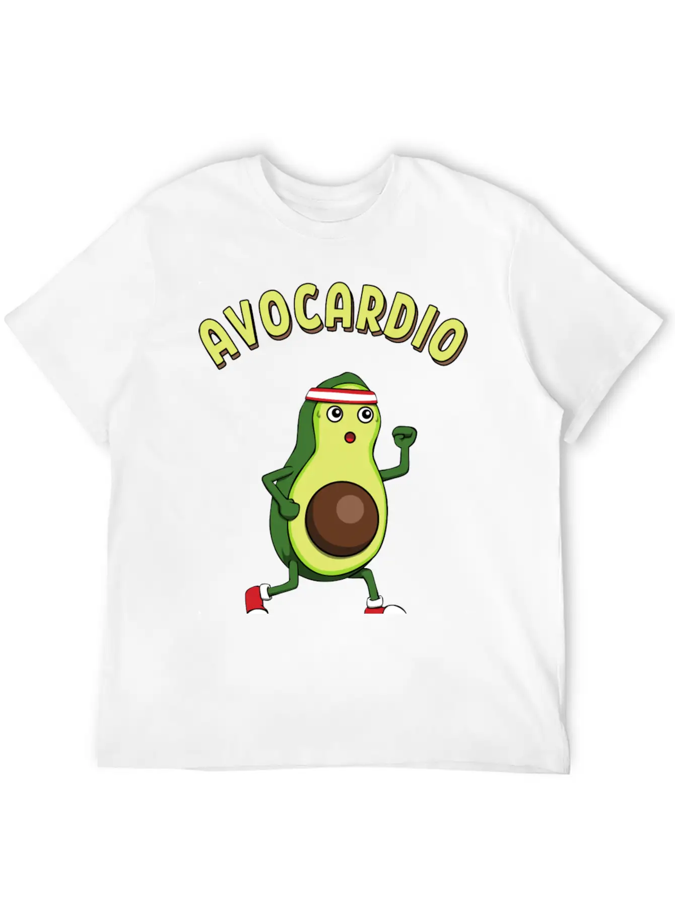 Avocardio Running Avocado Athlete Fitness Modern Fit Casual T-Shirt ��� Clean And Versatile Design