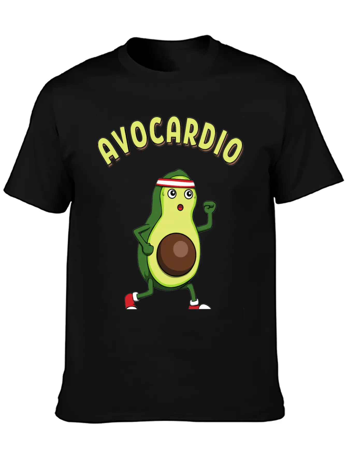 Avocardio Running Avocado Athlete Fitness Modern Fit Casual T-Shirt ��� Clean And Versatile Design
