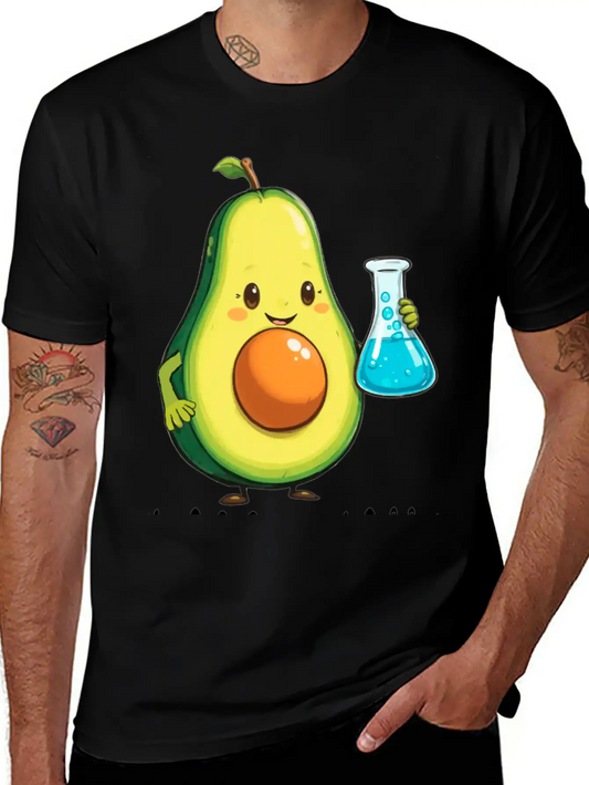 Avogadro's Number Pun. Cute Avocado Chemist Chemis Relaxed Everyday Tee – Lightweight And Durable Cotton