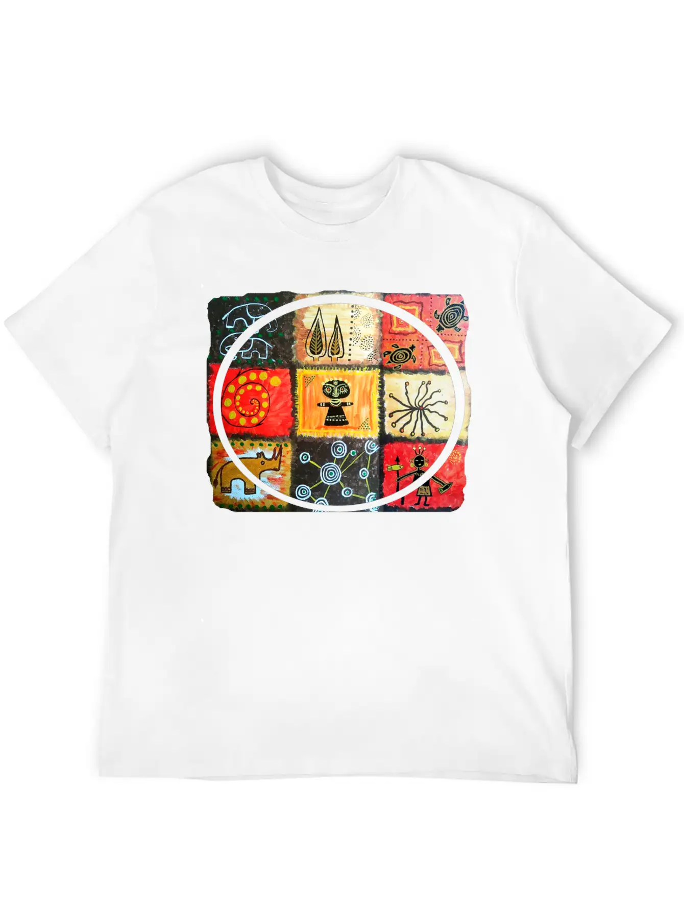 AWESOME Afro Style Hand Drawn Art Essential Cotton Tee For Daily Outfits – Unisex Style