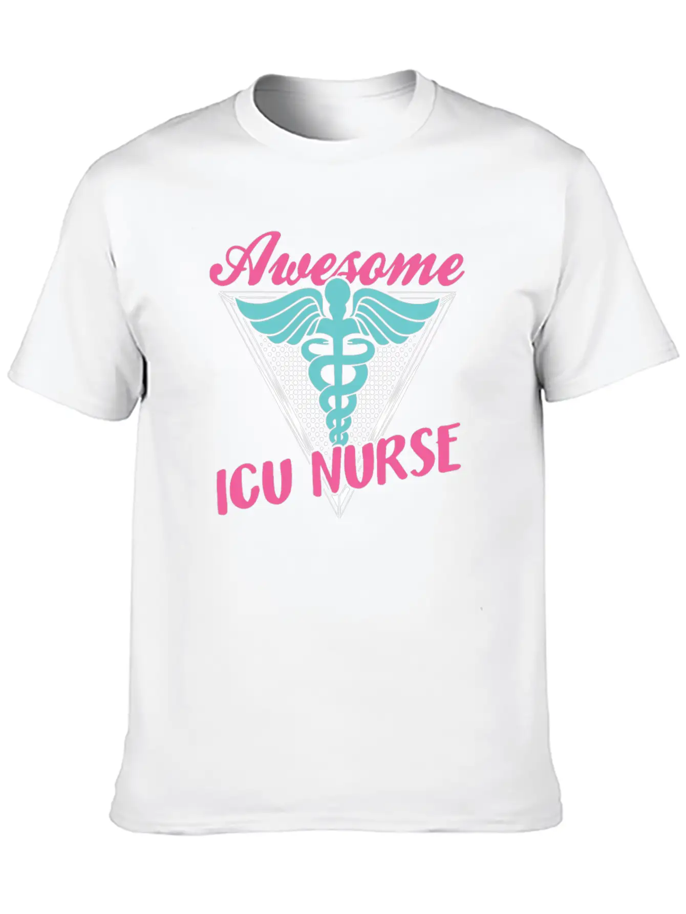 Awesome Icu Nurse Nursing Hospital ICE Essential Cotton Tee For Daily Outfits – Unisex Style