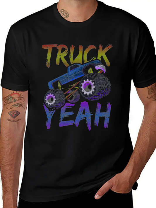 Awesome Truck Yeah Trucker Truck Driver Soft Cotton Short Sleeve Tee – Unisex Wardrobe Staple