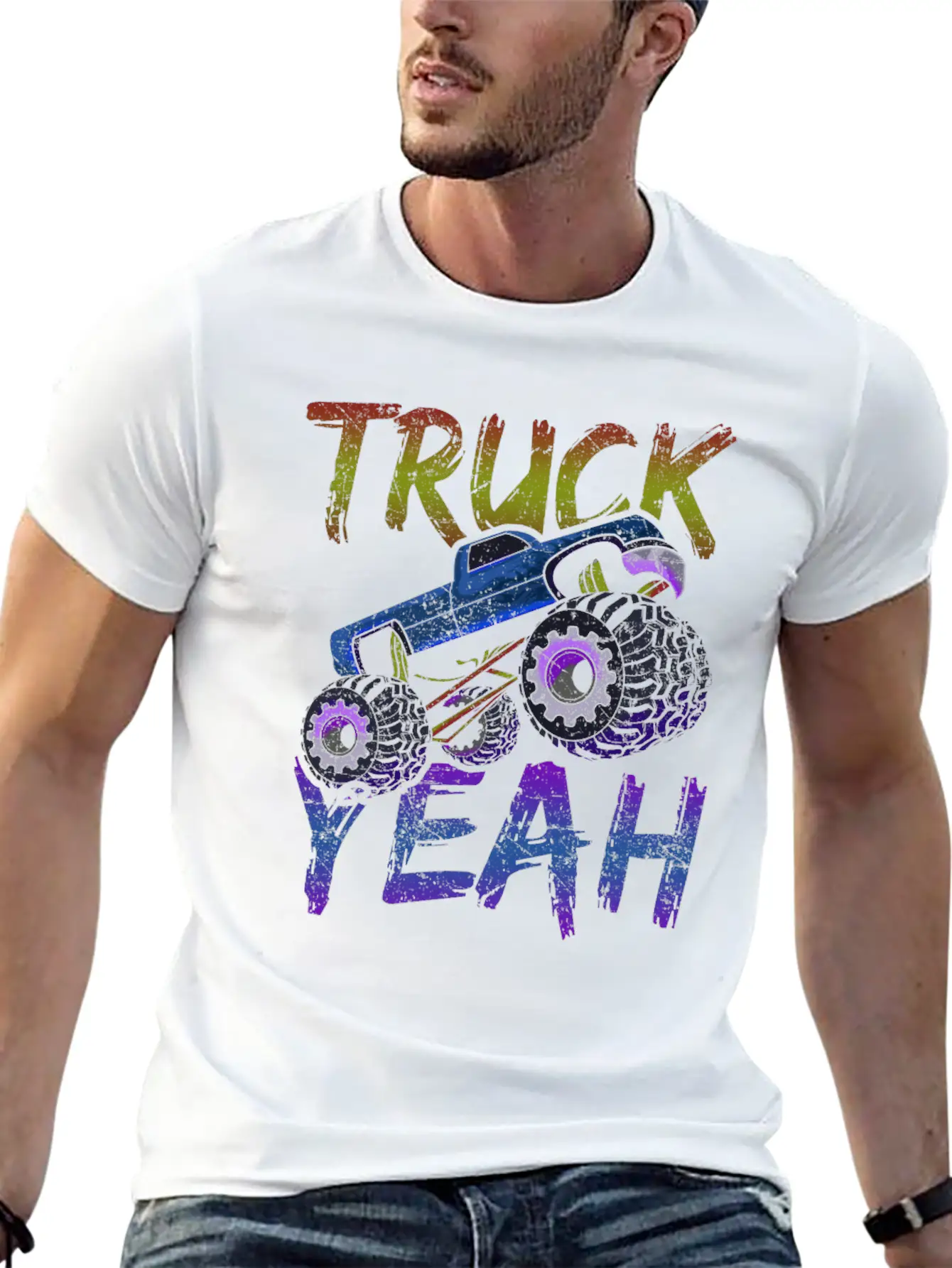 Awesome Truck Yeah Trucker Truck Driver Soft Cotton Short Sleeve Tee – Unisex Wardrobe Staple