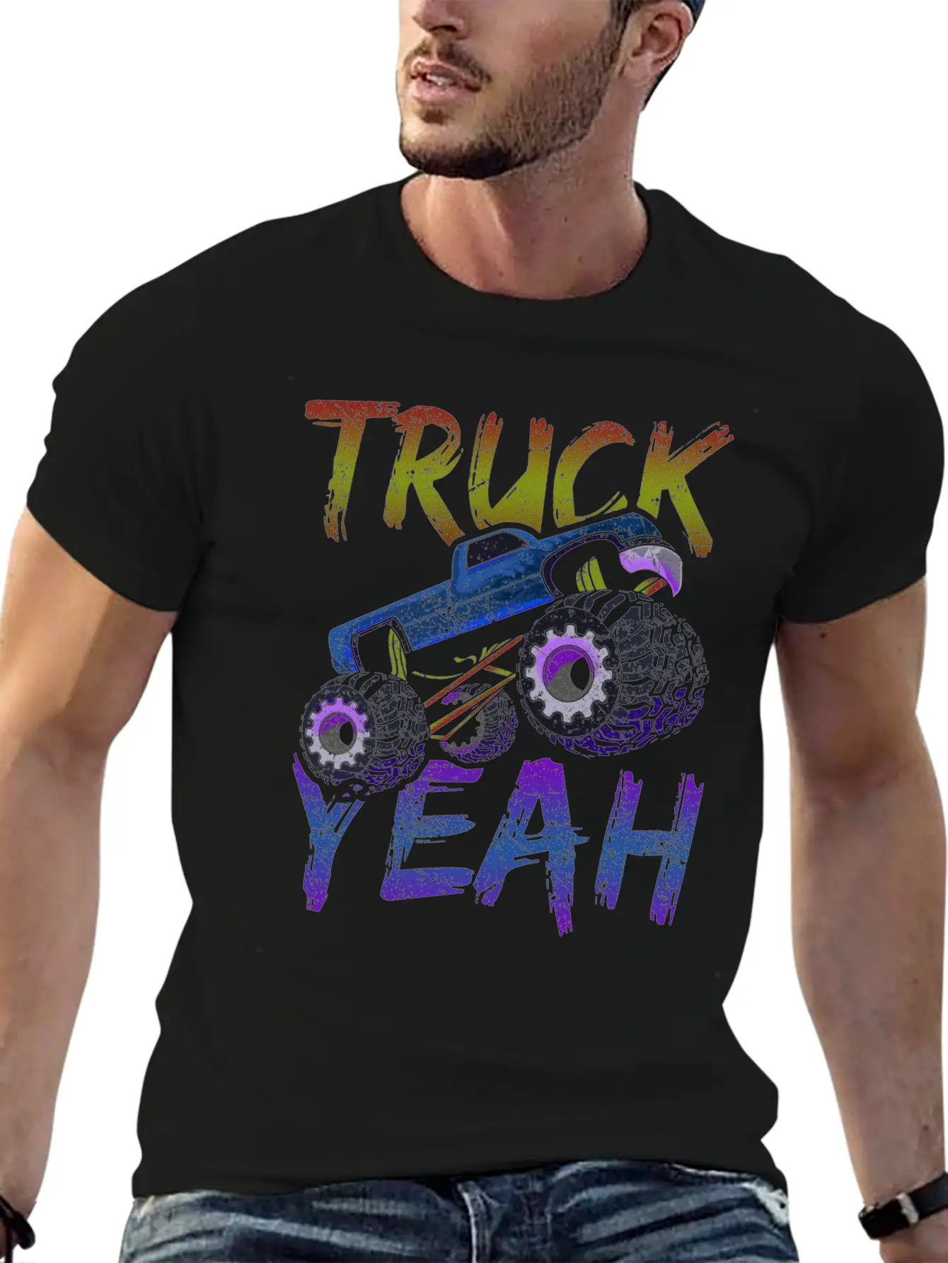 Awesome Truck Yeah Trucker Truck Driver Soft Cotton Short Sleeve Tee – Unisex Wardrobe Staple