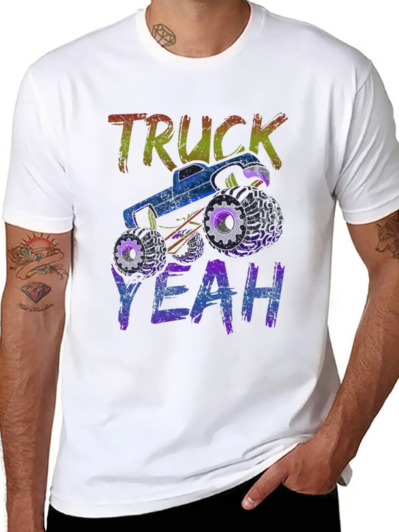 Awesome Truck Yeah Trucker Truck Driver Soft Cotton Short Sleeve Tee – Unisex Wardrobe Staple