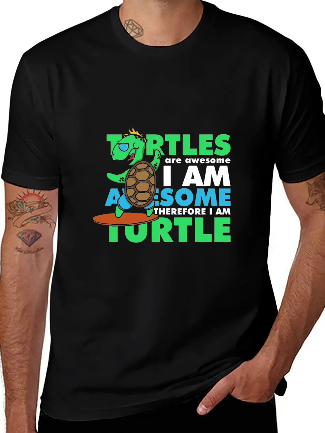Awesome Turtle Soft Cotton Short Sleeve Tee – Unisex Wardrobe Staple
