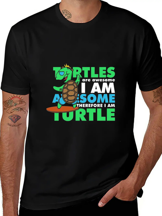 Awesome Turtle Soft Cotton Short Sleeve Tee – Unisex Wardrobe Staple
