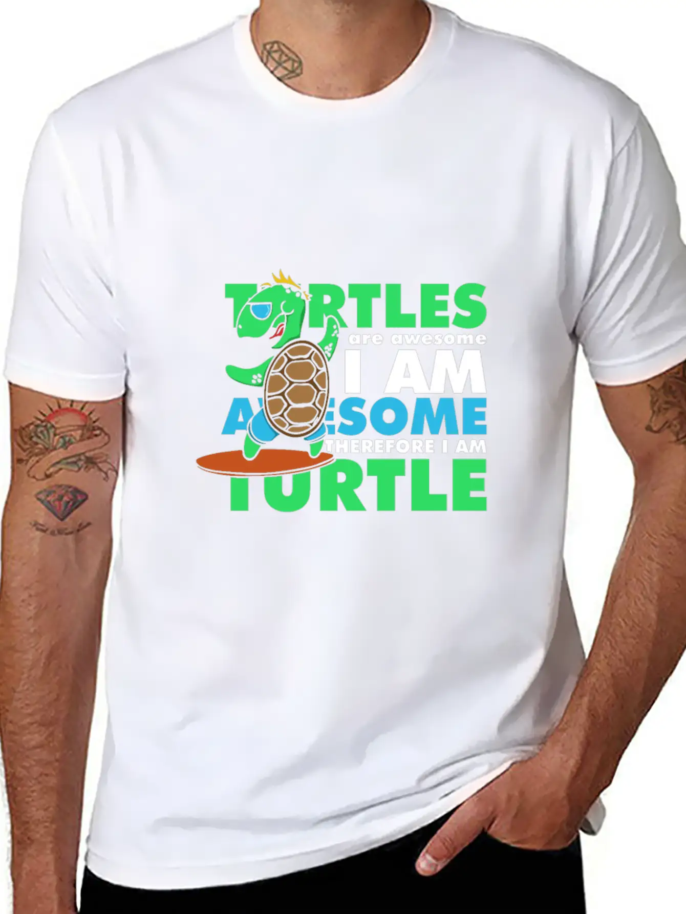 Awesome Turtle Soft Cotton Short Sleeve Tee – Unisex Wardrobe Staple