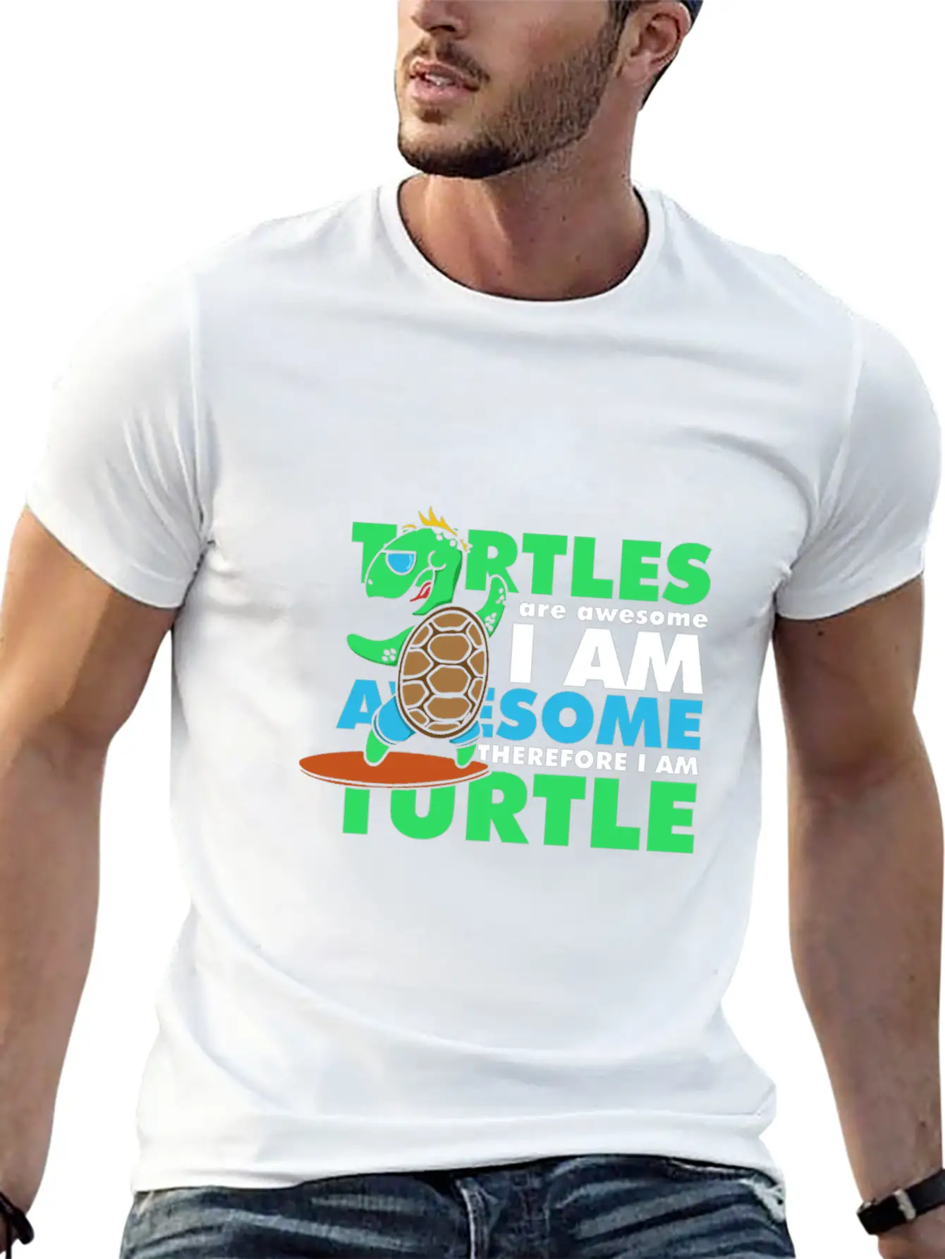 Awesome Turtle Soft Cotton Short Sleeve Tee – Unisex Wardrobe Staple