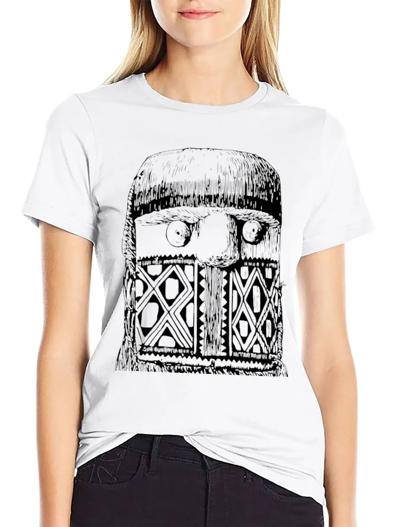 Aweti Mask 4 Unisex Casual T-Shirt – Clean Design For Daily Comfort