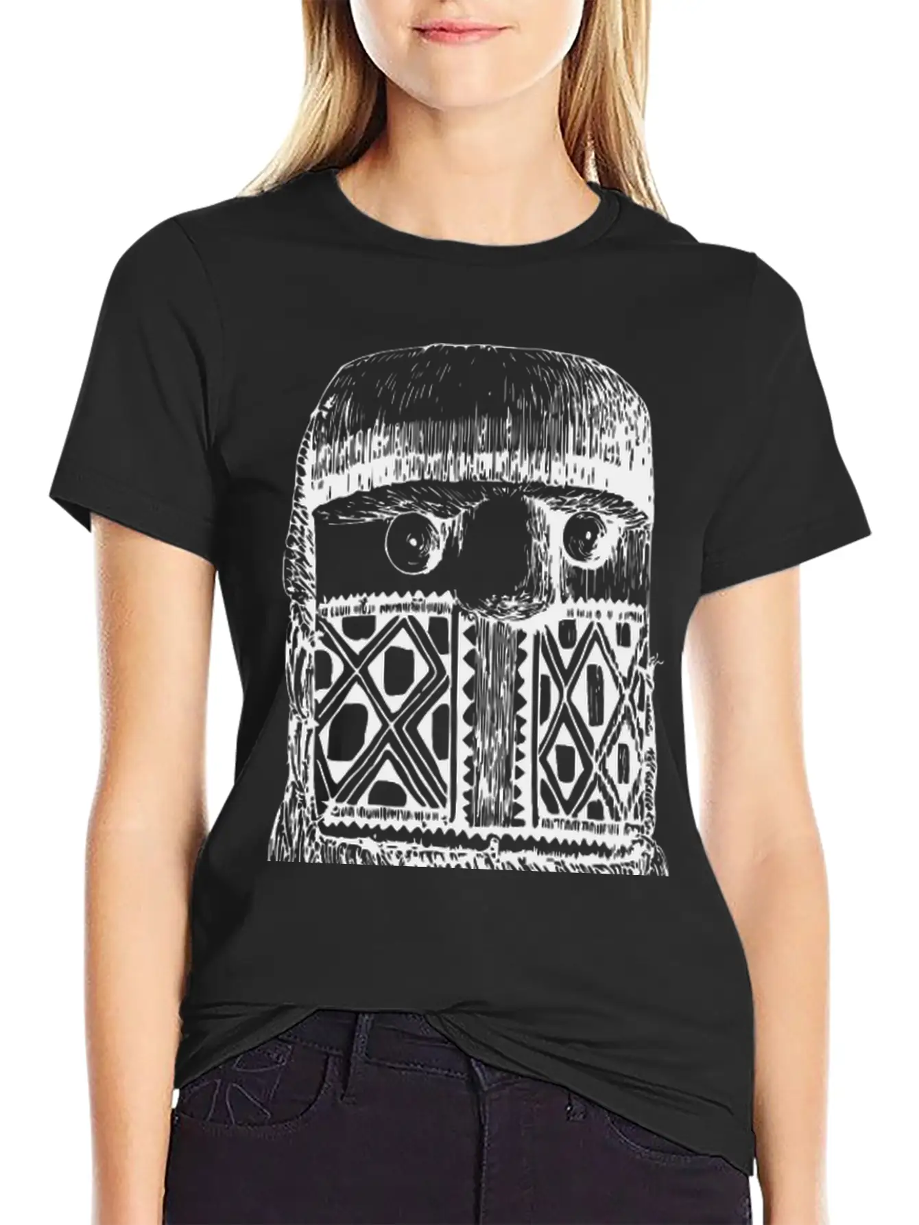 Aweti Mask 4 Unisex Casual T-Shirt – Clean Design For Daily Comfort