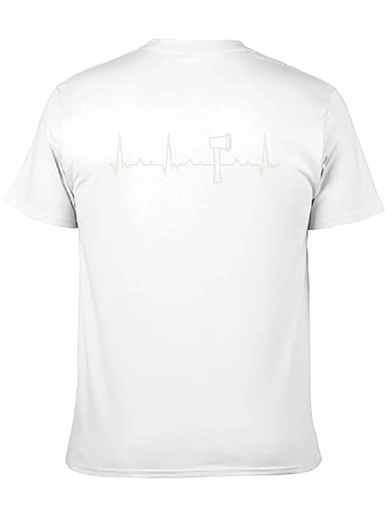 Axe. Heart. Love. EKG. Pulse. Beat. Unisex Casual T-Shirt – Clean Design For Daily Comfort