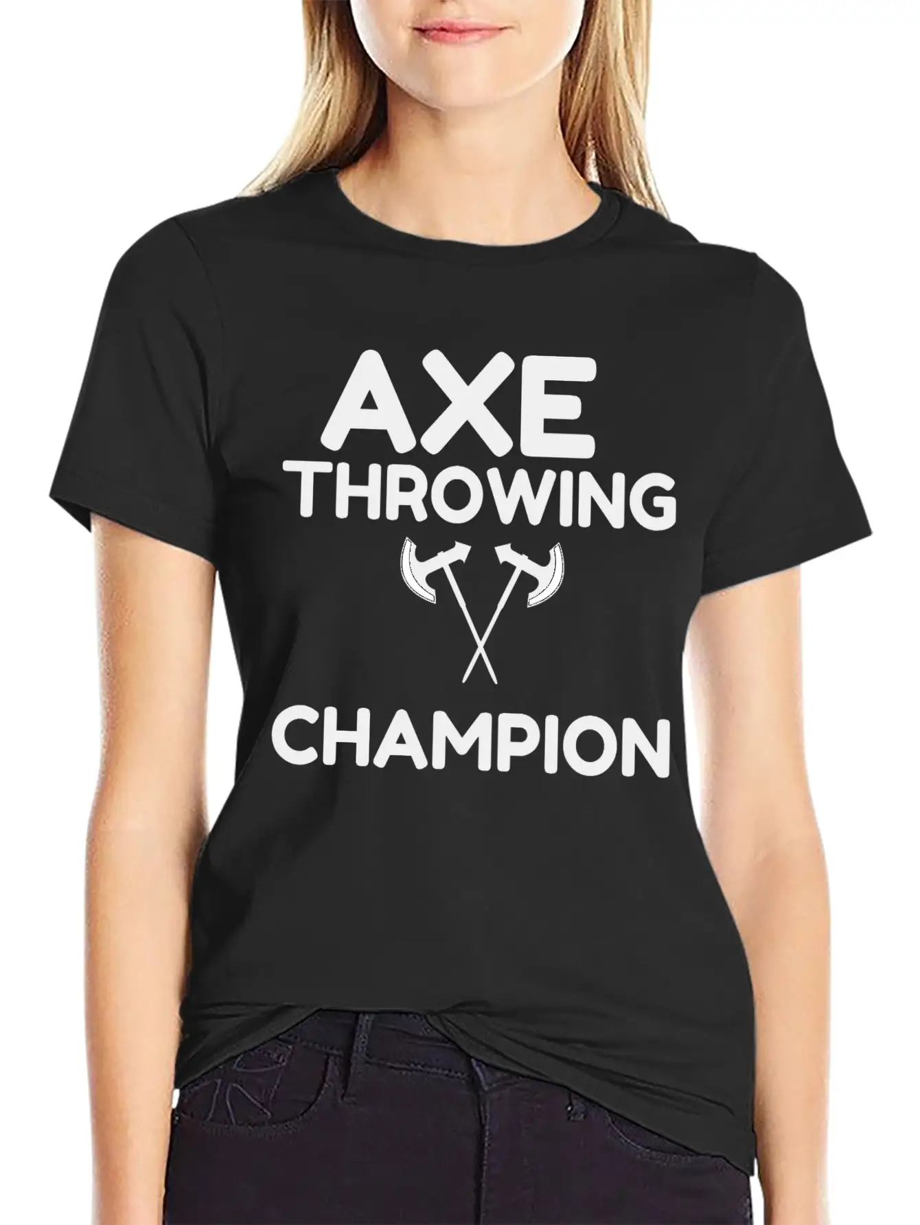 AXE THROWING CHAMPION Classic Fit Graphic Tee For Daily Comfort – Unisex Cotton Shirt