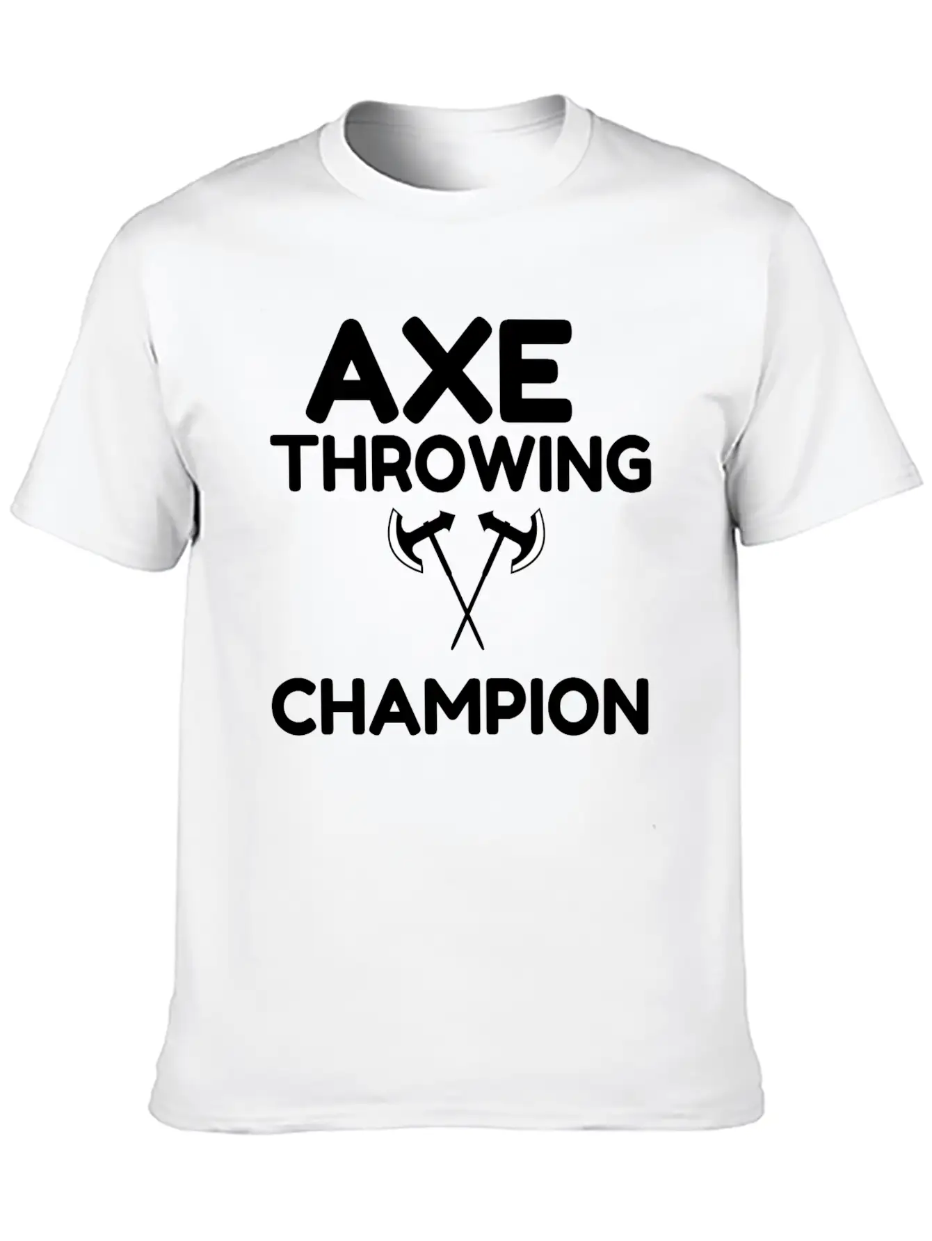 AXE THROWING CHAMPION Classic Fit Graphic Tee For Daily Comfort – Unisex Cotton Shirt