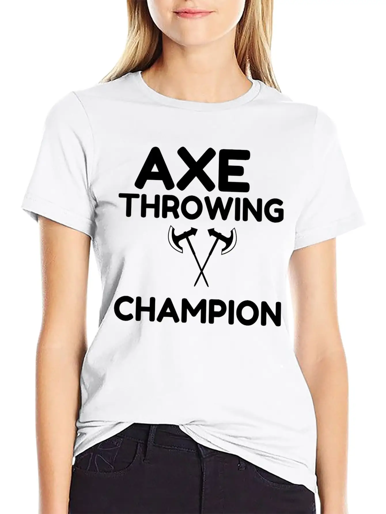 AXE THROWING CHAMPION Classic Fit Graphic Tee For Daily Comfort – Unisex Cotton Shirt
