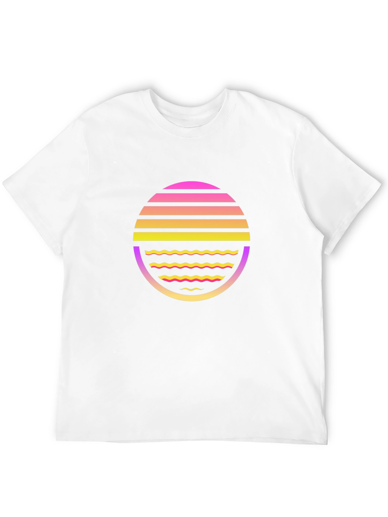 Retro Wave Black T-Shirt
