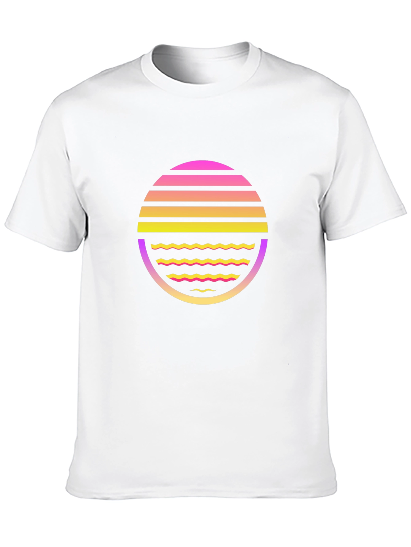 Retro Wave Black T-Shirt
