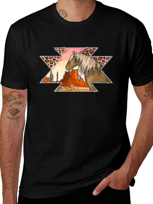 Aztec Desert Unisex Casual T-Shirt – Clean Design For Daily Comfort