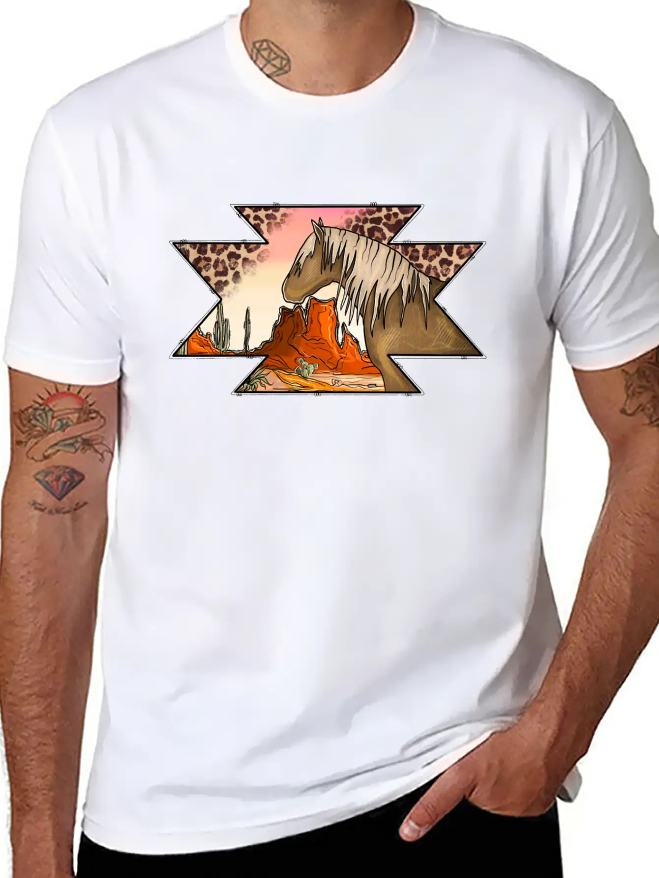 Aztec Desert Unisex Casual T-Shirt – Clean Design For Daily Comfort