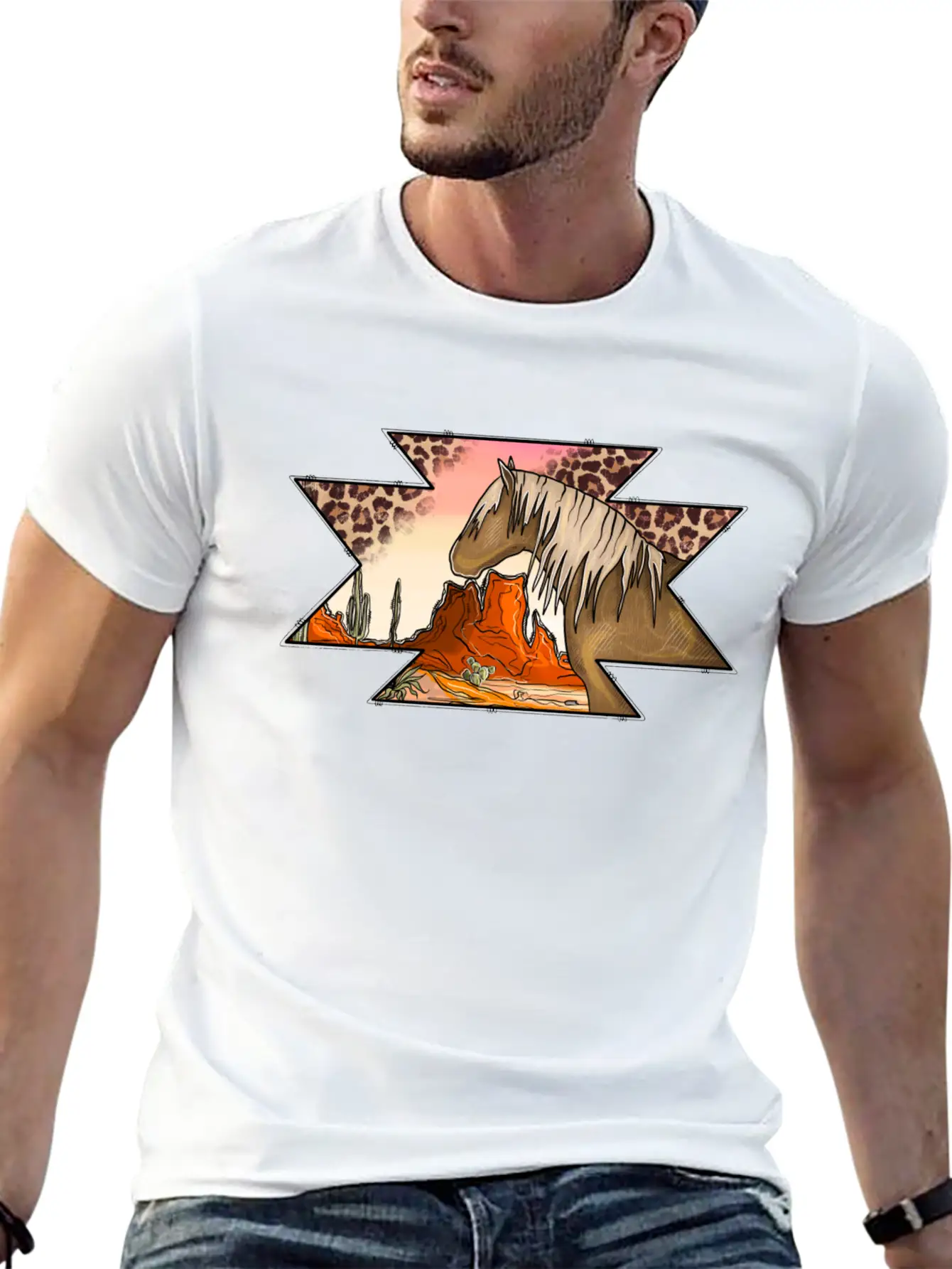 Aztec Desert Unisex Casual T-Shirt – Clean Design For Daily Comfort