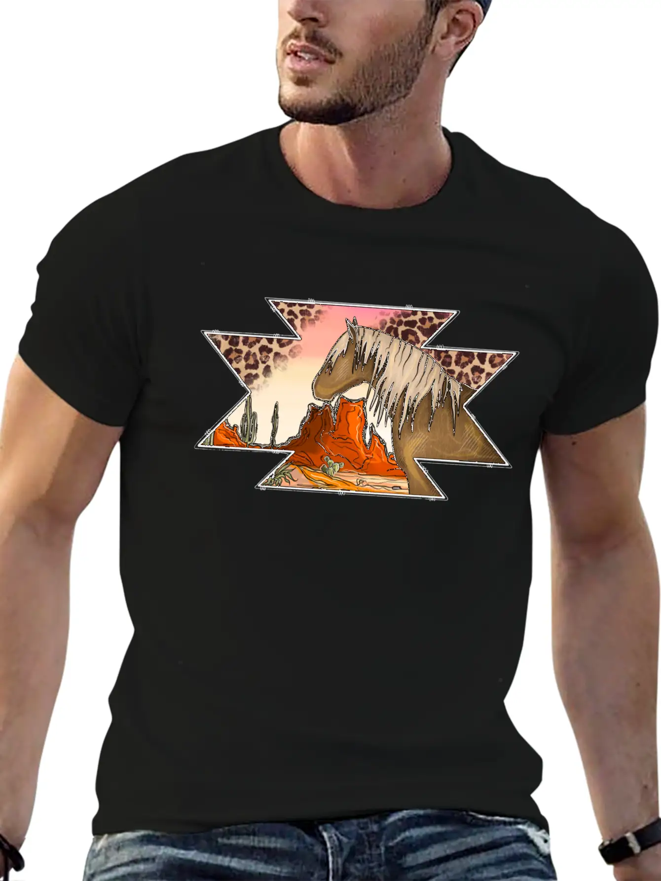 Aztec Desert Unisex Casual T-Shirt – Clean Design For Daily Comfort