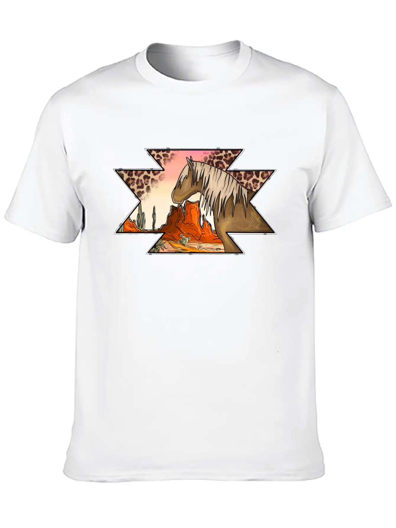 Aztec Desert Unisex Casual T-Shirt – Clean Design For Daily Comfort