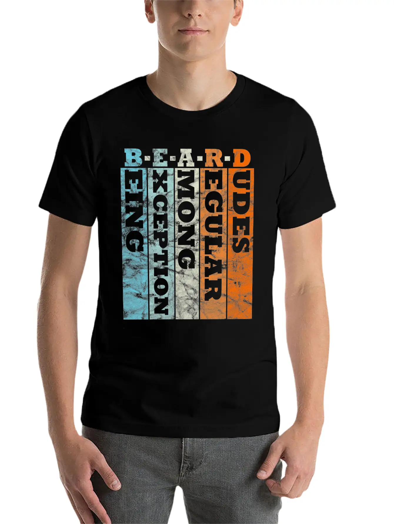 B E A R D - Being Exception Among Regular Dudes Unisex Casual T-Shirt – Clean Design For Daily Comfort
