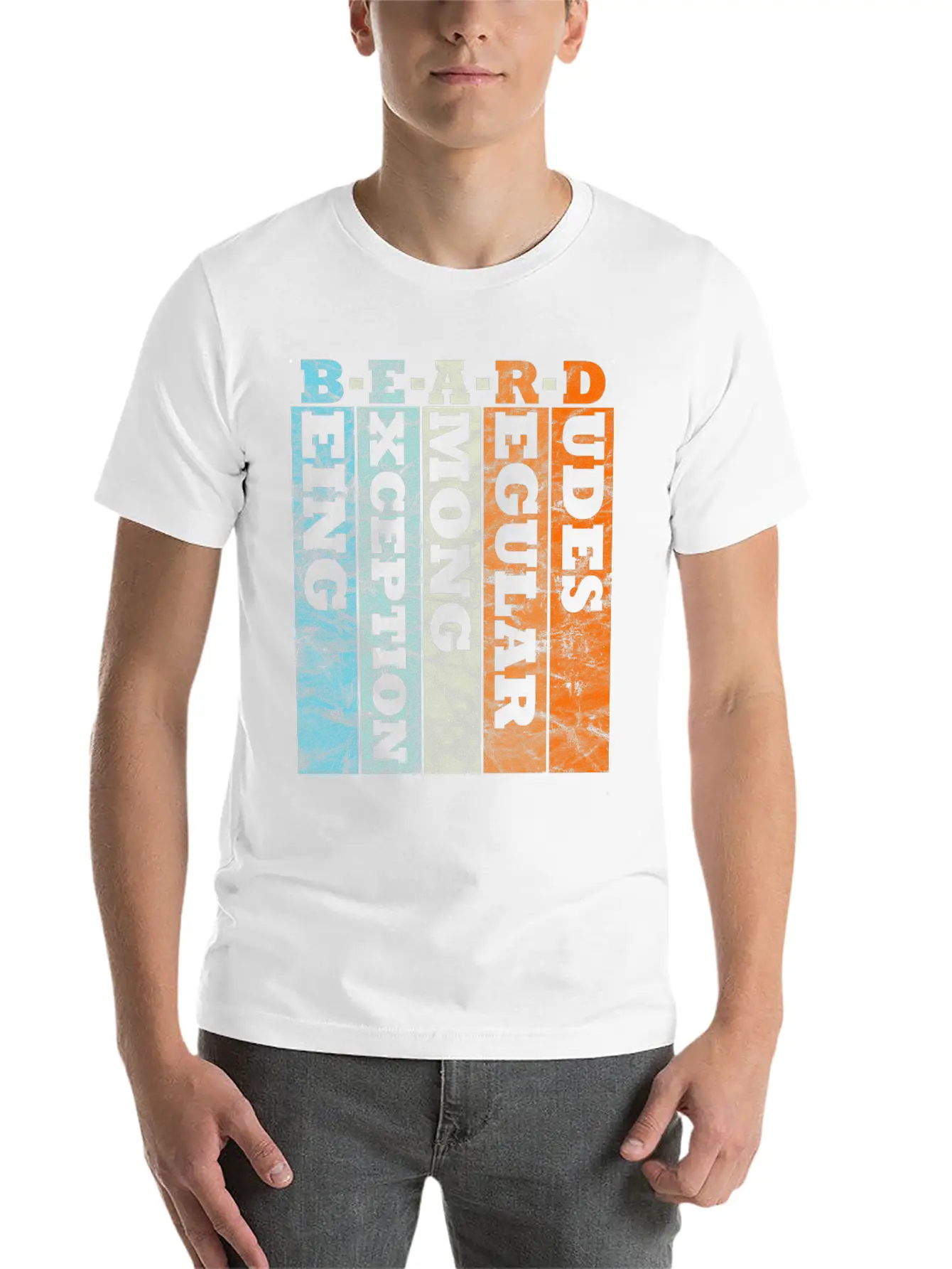 B E A R D - Being Exception Among Regular Dudes Unisex Casual T-Shirt – Clean Design For Daily Comfort