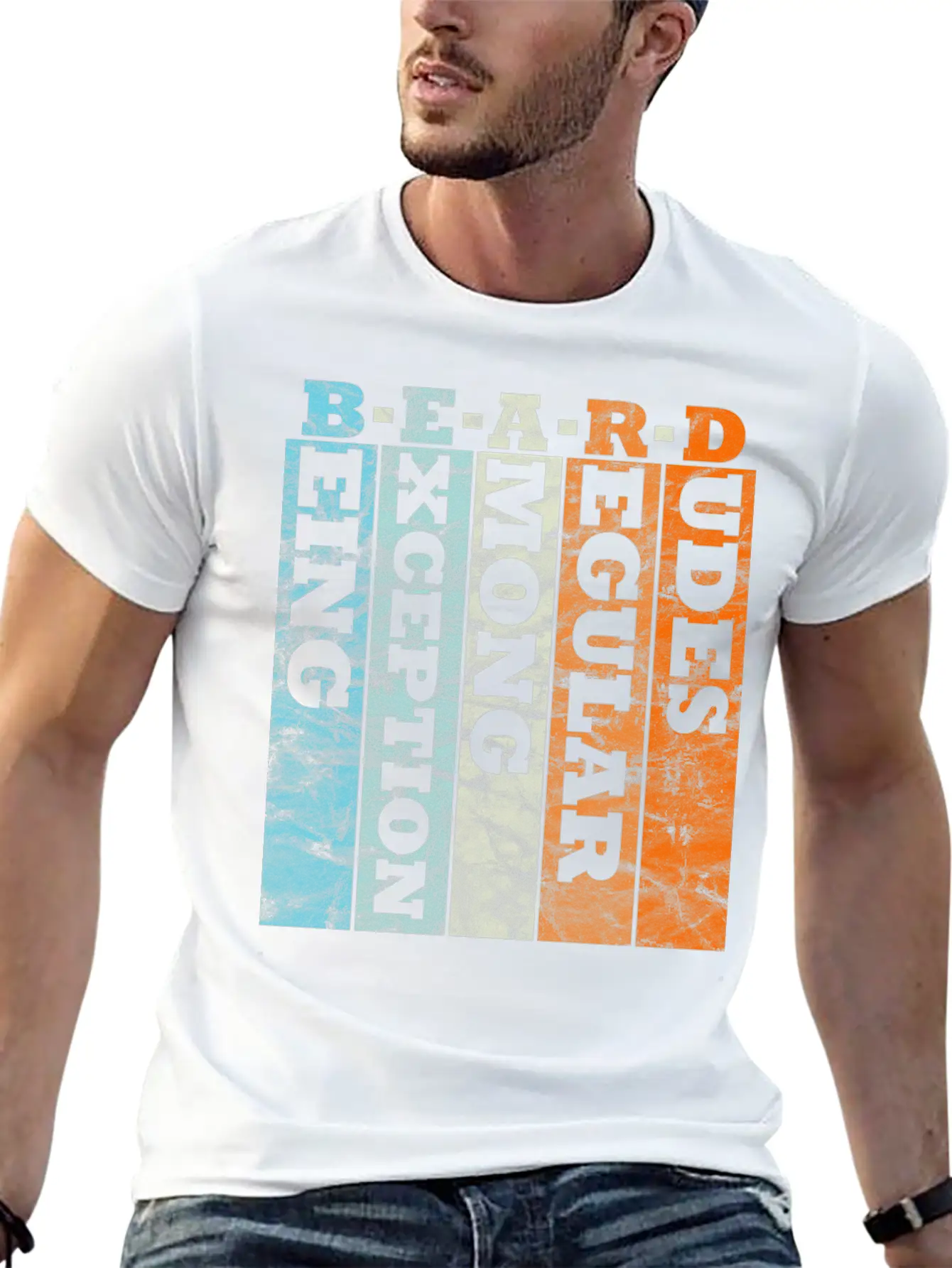 B E A R D - Being Exception Among Regular Dudes Unisex Casual T-Shirt – Clean Design For Daily Comfort