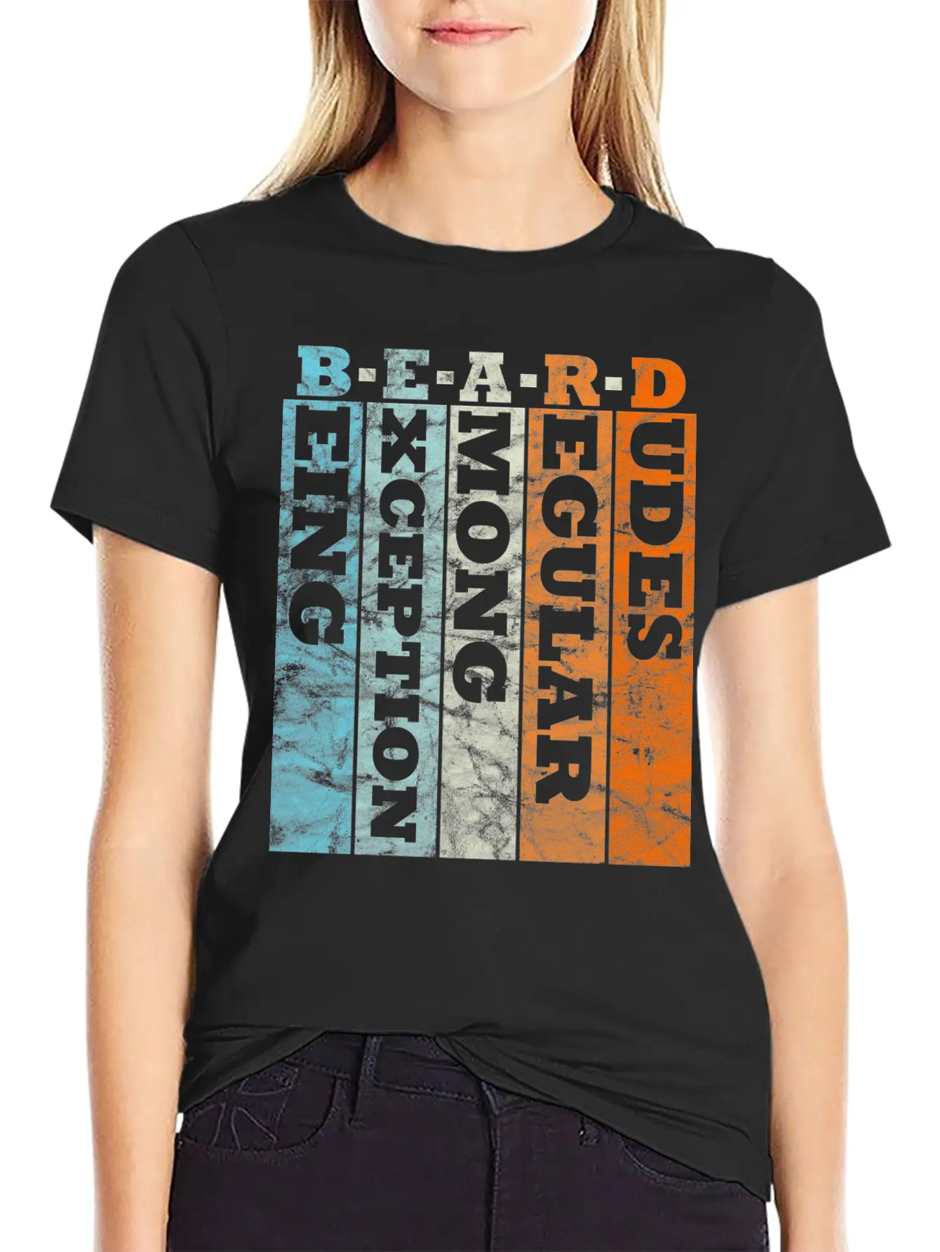 B E A R D - Being Exception Among Regular Dudes Unisex Casual T-Shirt – Clean Design For Daily Comfort