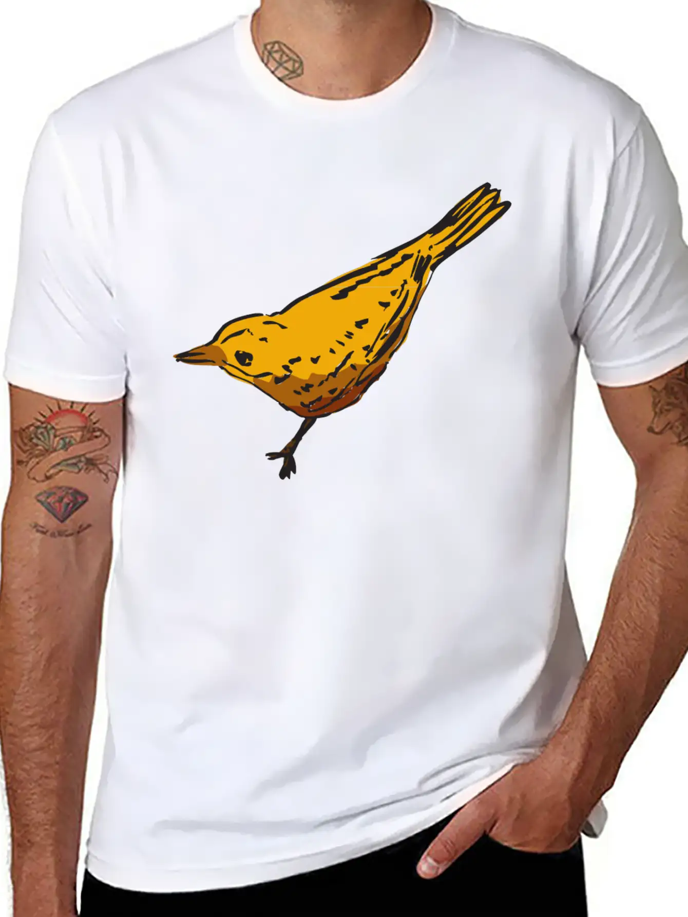 B I R D992 Unisex Casual T-Shirt – Clean Design For Daily Comfort