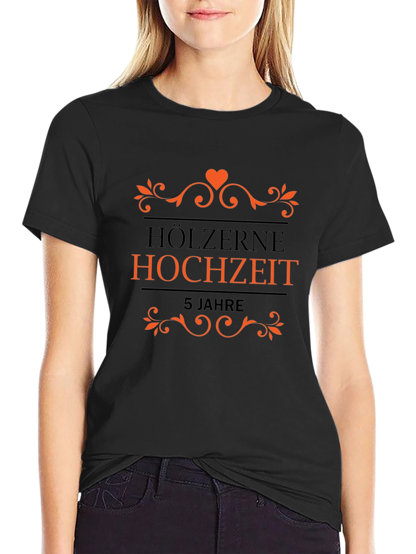 Wooden Wedding Anniversary T-Shirt - 5 Years